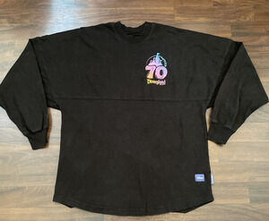 Disney Parks Disneyland Resort 70th Anniversary Castle Spirit Jersey Black XS